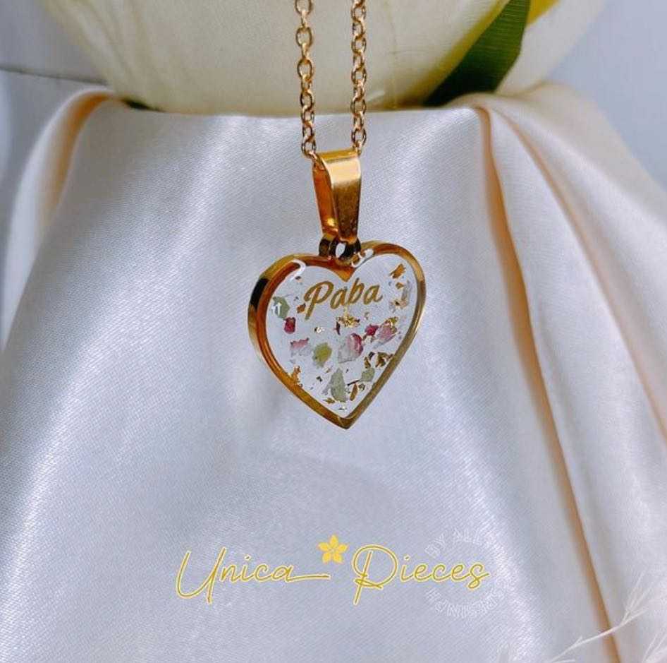 HUMAN. Greenbones Necklace with name